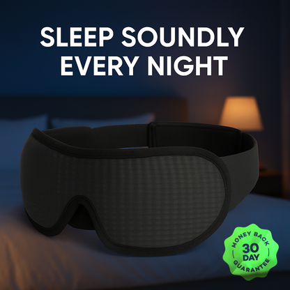 Nightseal™ 3D Sleep Mask - 100% Blackout, Zero Eye Pressure
